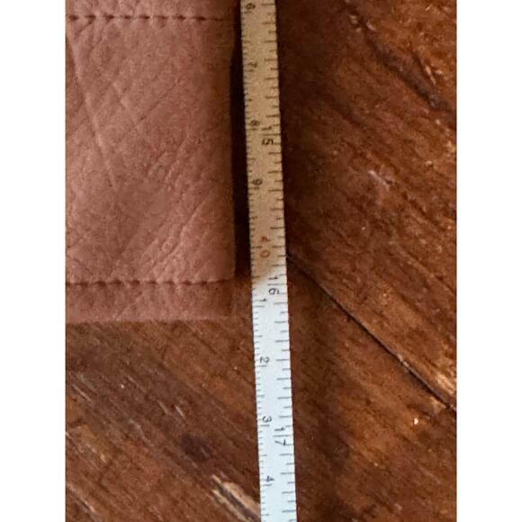 Avec Les Filles for Anthropologie Fringe Faux Leather Shacket XS - Picture 12 of 14